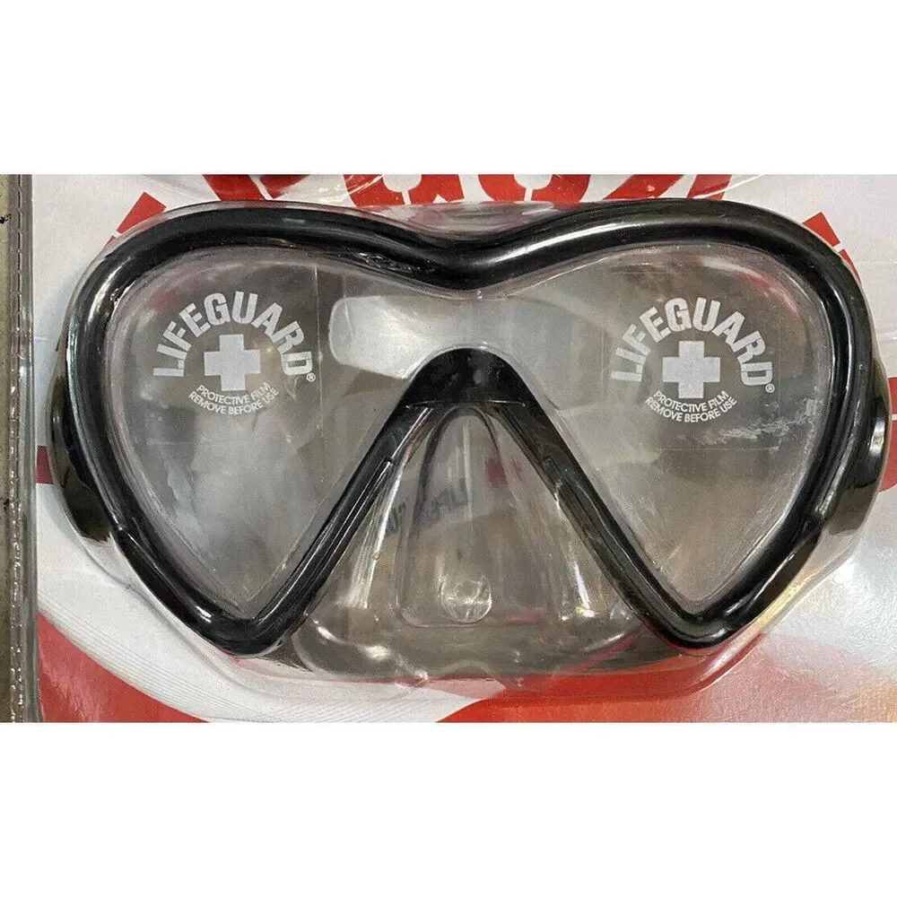 OFFICIAL LIFEGUARD ADULT DIVING MASK &‎ Googles Combo LATEX FREE